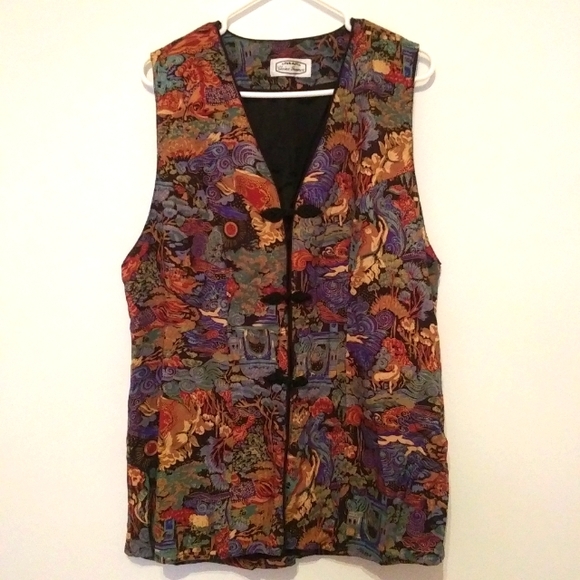 Vintage long vest size L - Picture 2 of 6
